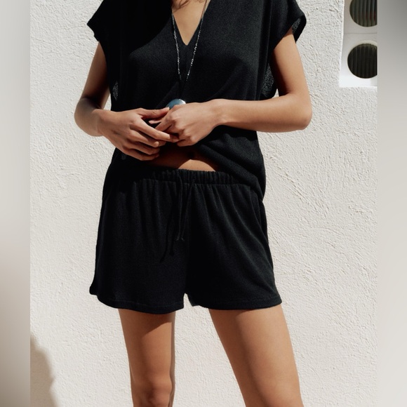 Zara Pants - NEW with tags - Zara Knit Shorts, S, Summer 2024